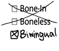 The "Classic Biwingual" Tee