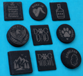 Custom Slate Coasters — Square or Round