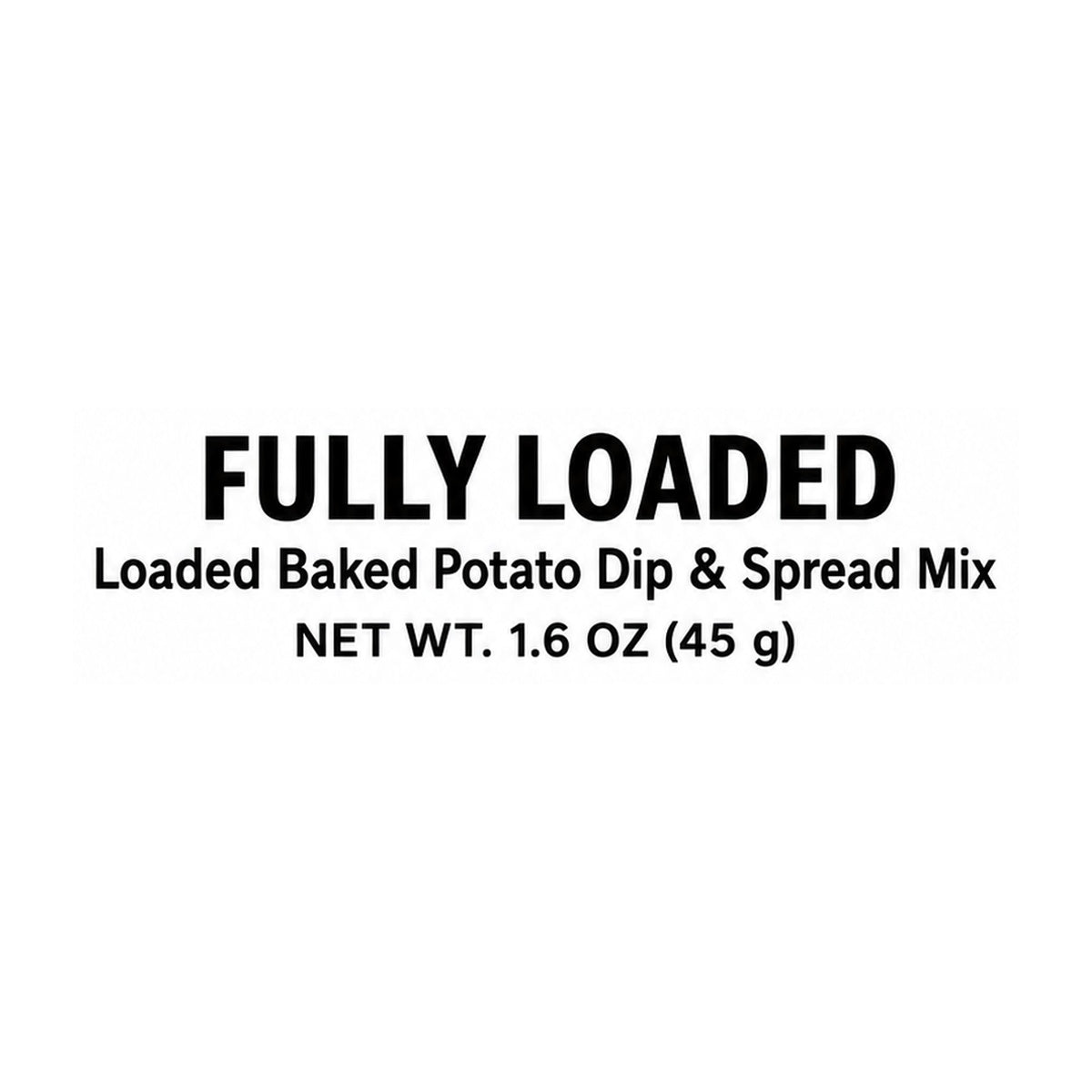 Fully Loaded front label
