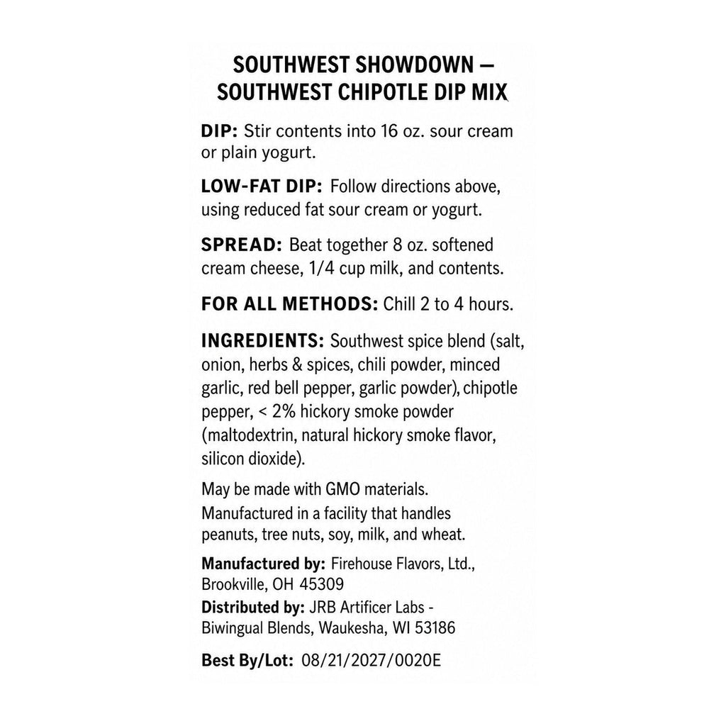 Southwest Showdown directions and ingredients
